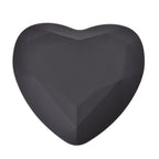 Heart Shaped Design Luxurious Necklace Box with LED Light & Velvet Lining (Size 7x6x4 cm) - Black