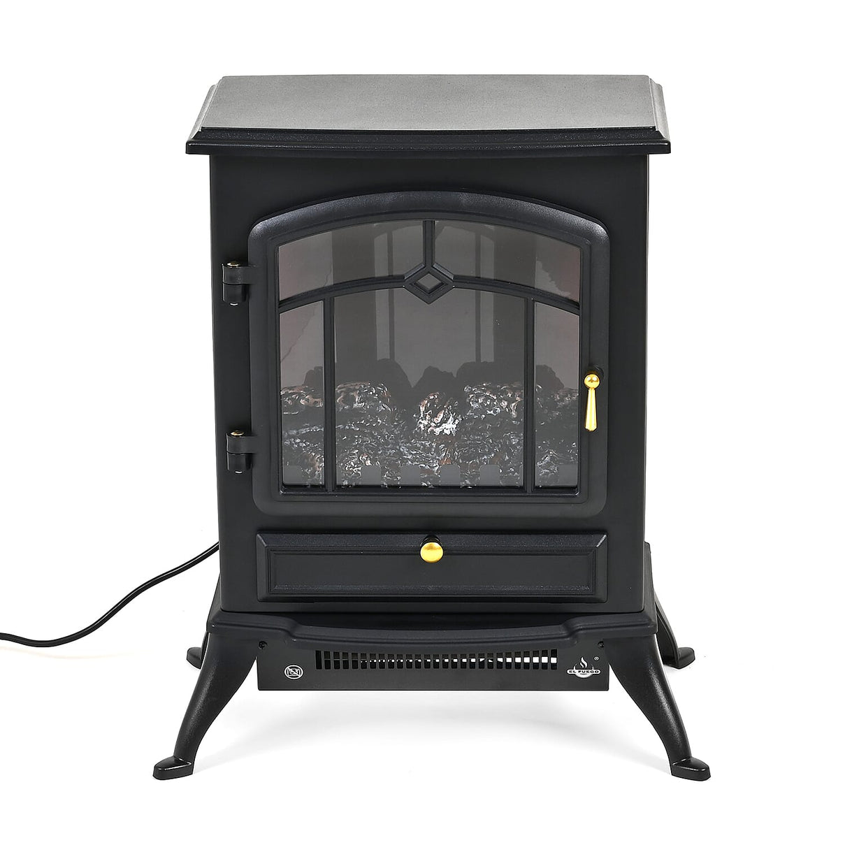 Stand Style Electric Fireplace Heater with 2 Heating Powers (1000W-2000W) 7899920 0