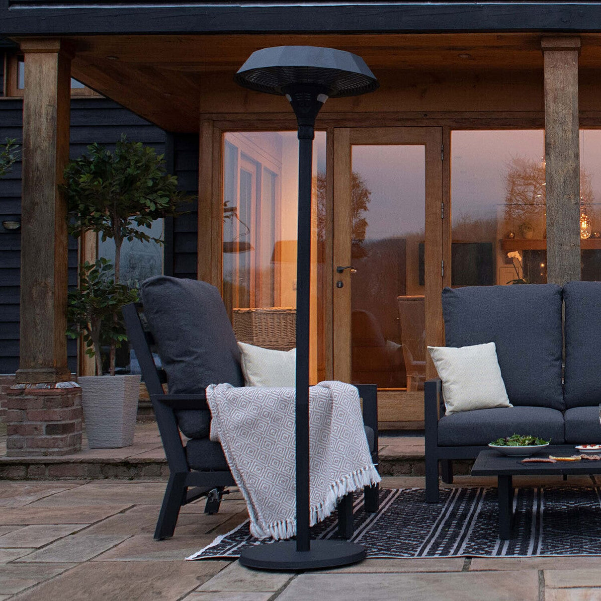 Maze - 2100W Lyra Freestanding Electric Patio Heater 7775305 1