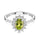 Ruby Halo Rings