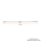 Hebei Peridot Bracelet (Size 6 with Extender) in Rose Gold Overlay Sterling Silver