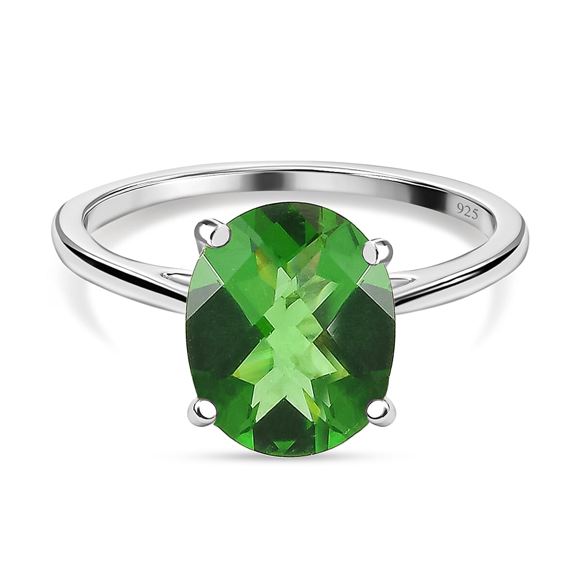 Helenite Solitaire Ring in Sterling Silver 2.15 Ct. 7521985 0