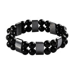 Hematite Black Shungite Bracelet (Size 7.5) 123.00 Ct.