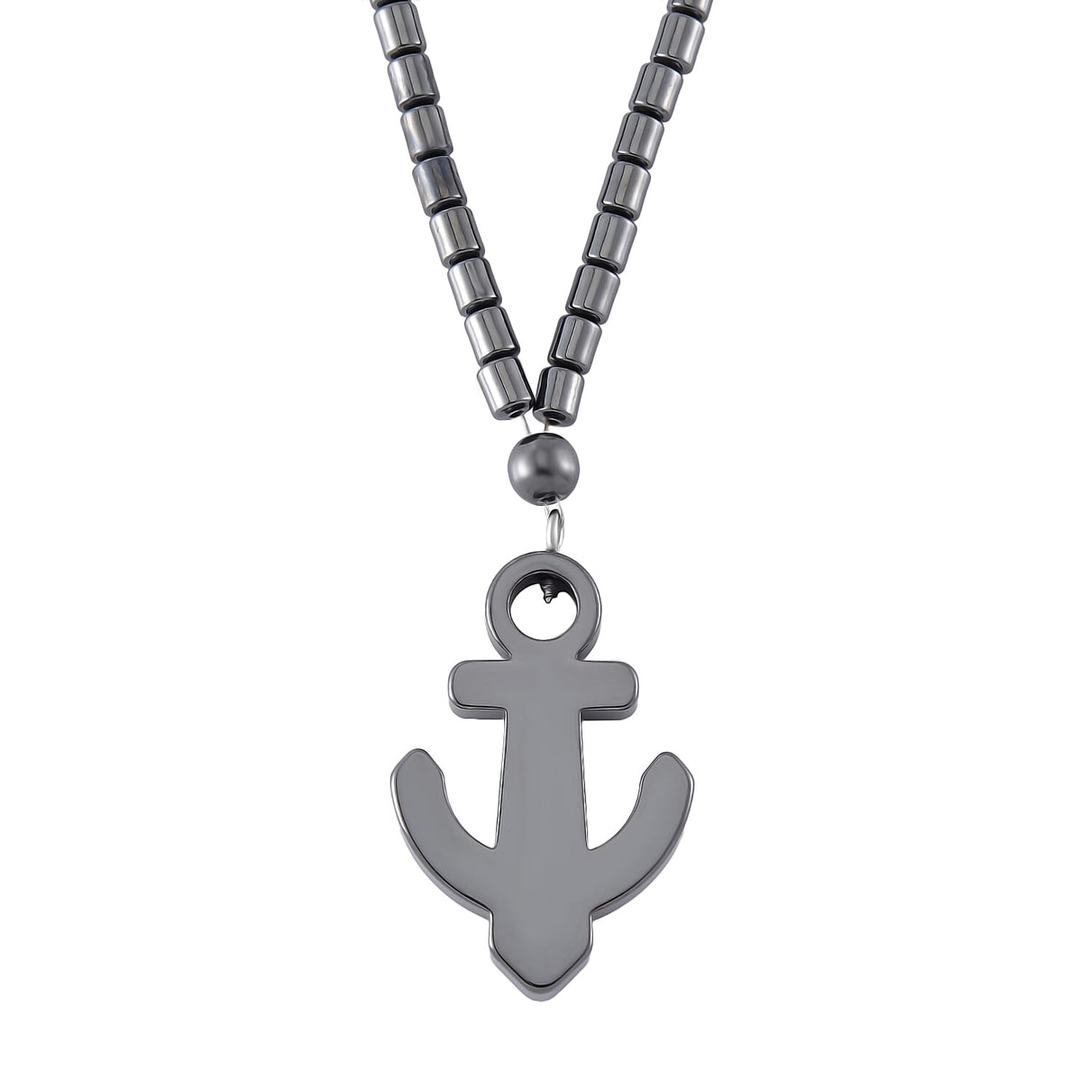 Hematite Necklace (Size - 20) With Screw Barrel Clasp 168.00 Ct. 8015957 0