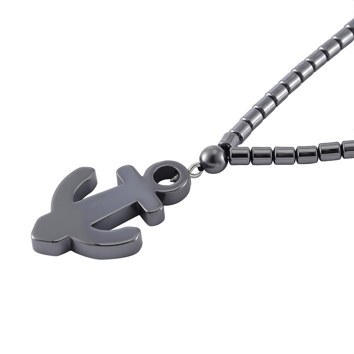 Hematite Necklace (Size - 20) With Screw Barrel Clasp 168.00 Ct. 8015957 2