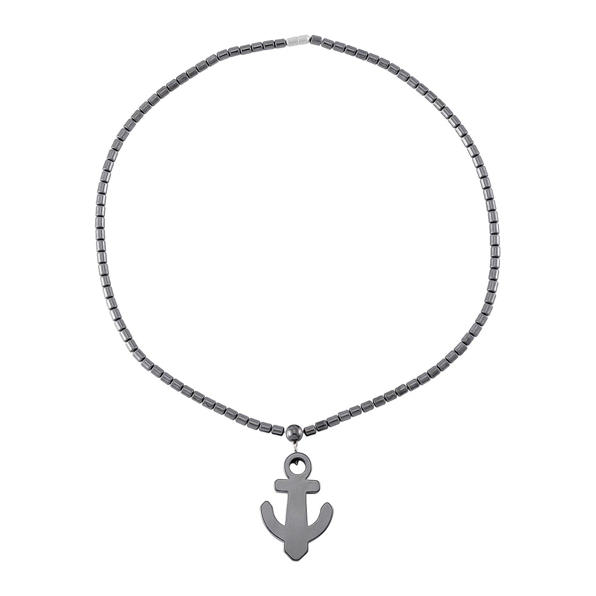 Hematite Necklace (Size - 20) With Screw Barrel Clasp 168.00 Ct. 8015957 3