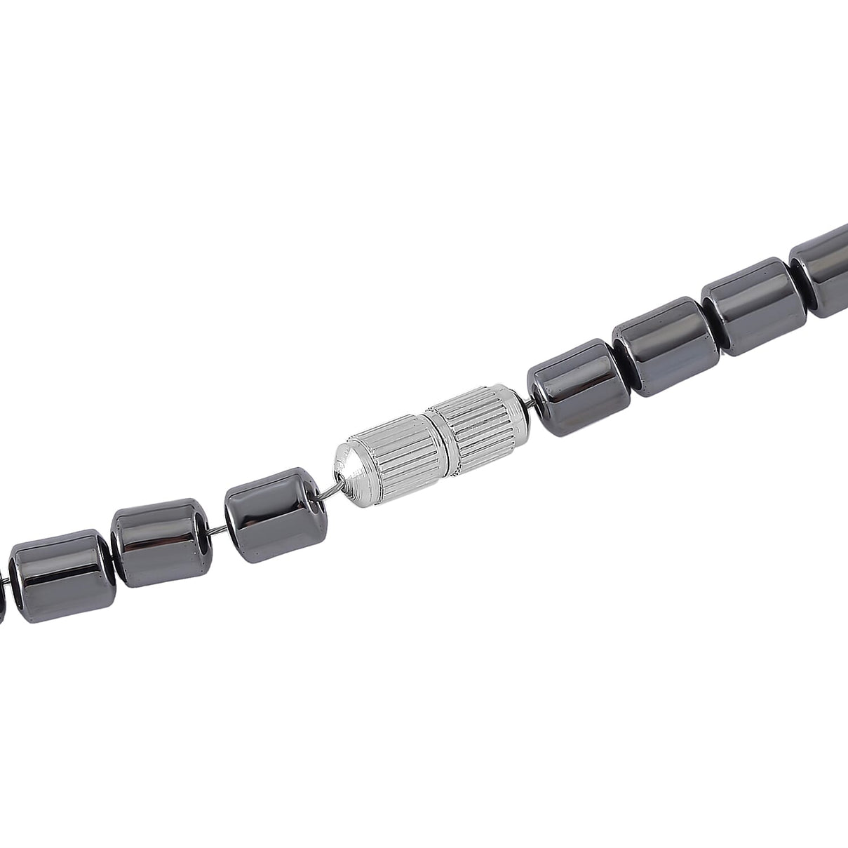 Hematite Necklace (Size - 20) With Screw Barrel Clasp 168.00 Ct. 8015957 4