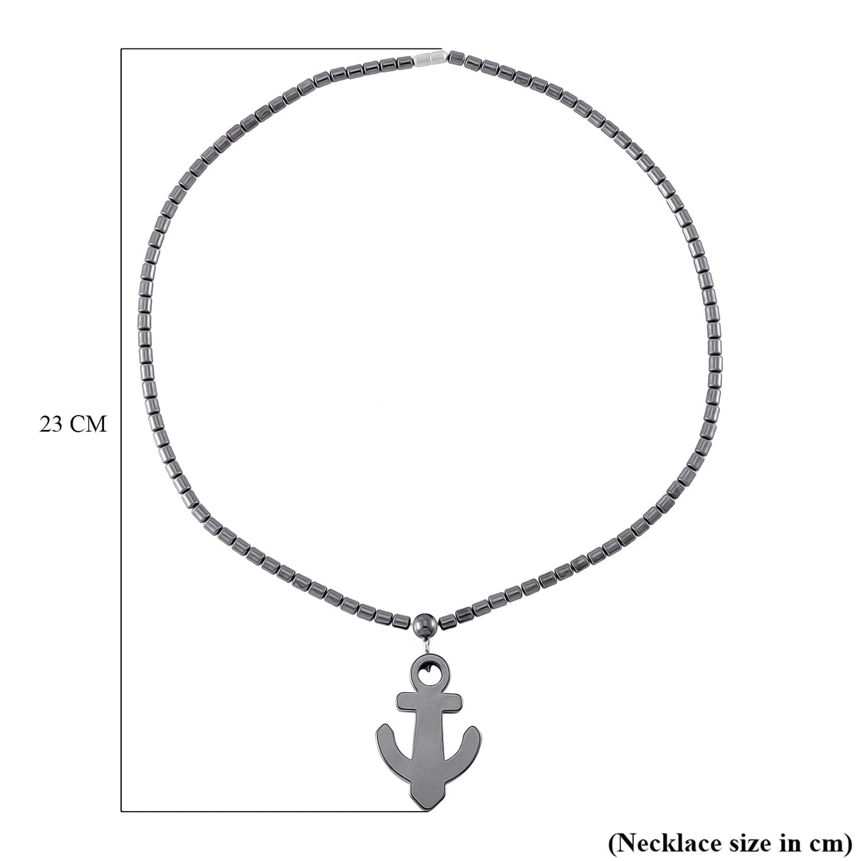 Hematite Necklace (Size - 20) With Screw Barrel Clasp 168.00 Ct. 8015957 5