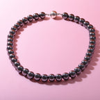 Hematite Necklace (Size 20) with Magnetic Lock 800.00 Ct