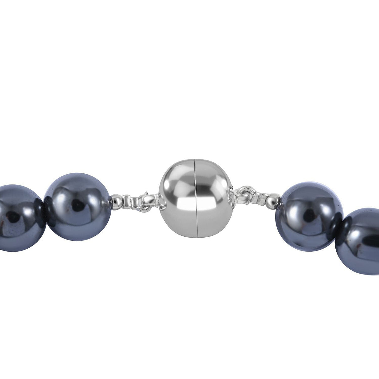 Hematite Necklace (Size 20) with Magnetic Lock 800.00 Ct 7269171 3