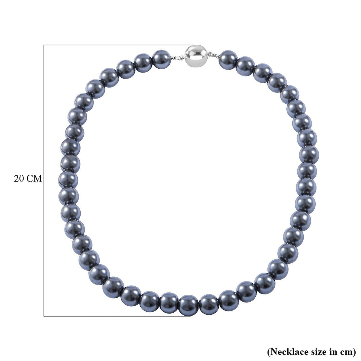 Hematite Necklace (Size 20) with Magnetic Lock 800.00 Ct 7269171 4