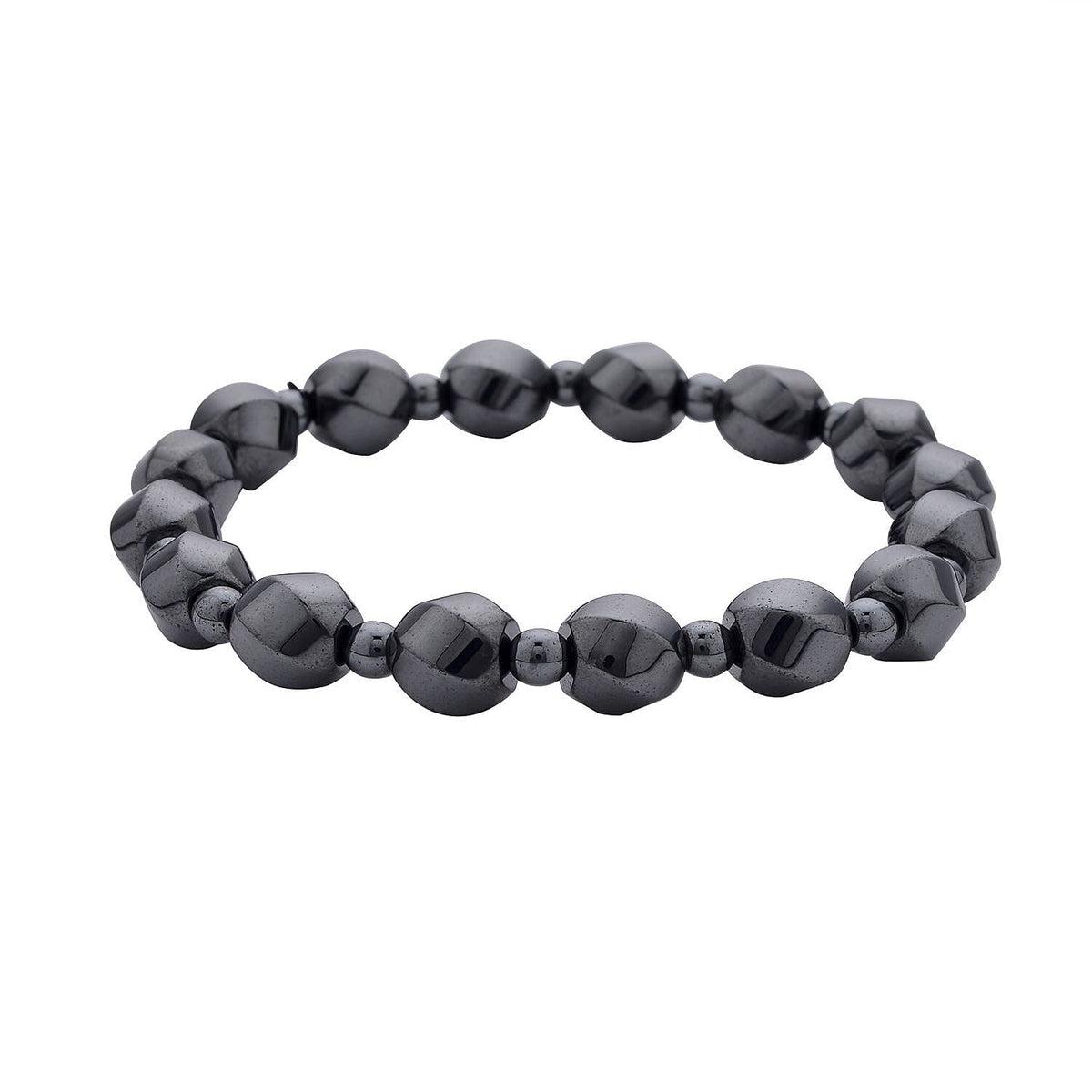 Hematite Beads Stretchable Bracelet (Size 6.75) 134 Ct 7280258 2