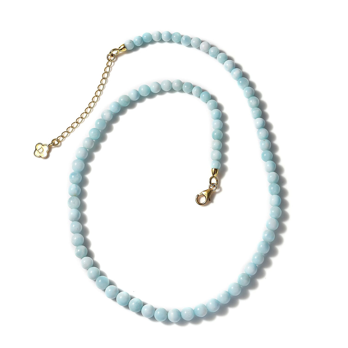 RARE FIND - Hemimorphite Necklace (Size - 18) in 18K Gold Vermeil Sterling Silver 110.00 ct 7798232 0
