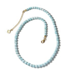 RARE FIND - Hemimorphite Necklace (Size - 18) in 18K Gold Vermeil Sterling Silver 110.00 ct