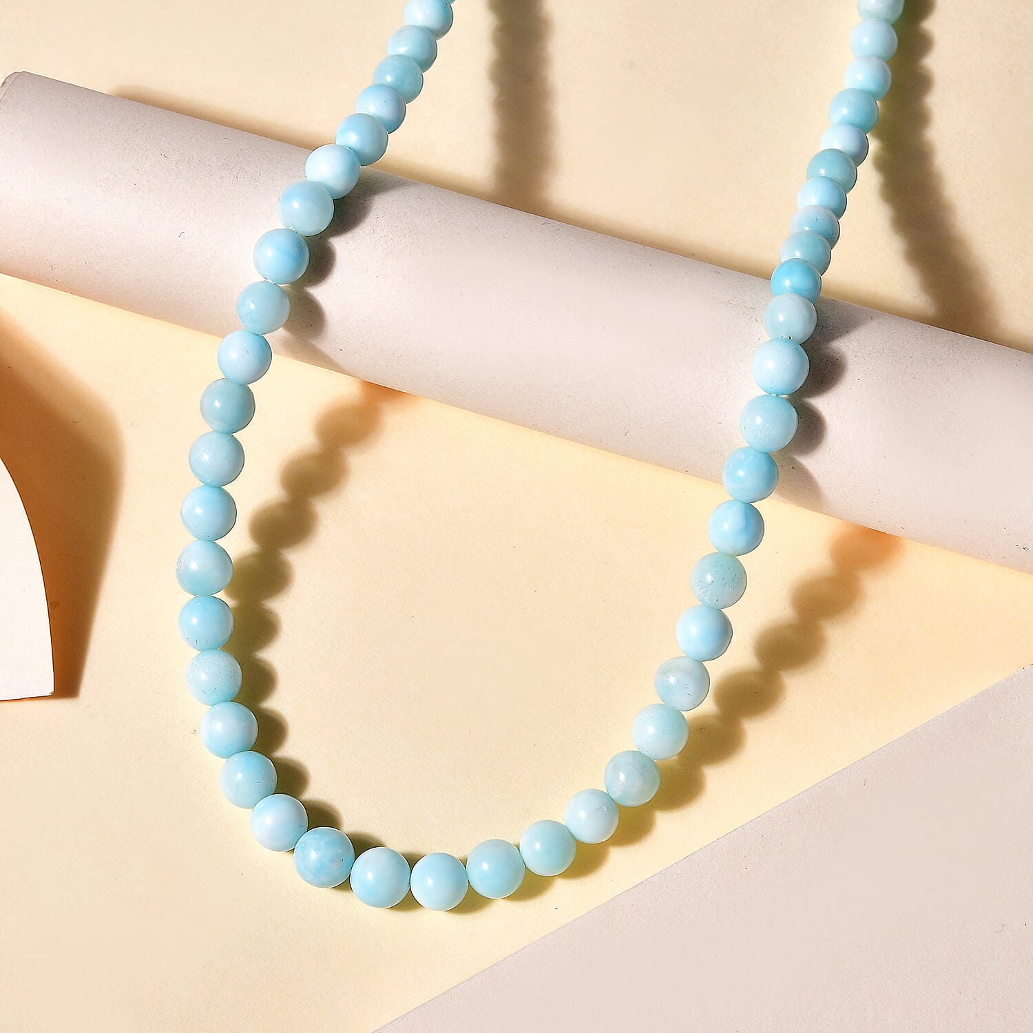 RARE FIND - Hemimorphite Necklace (Size - 18) in 18K Gold Vermeil Sterling Silver 110.00 ct 7798232 2