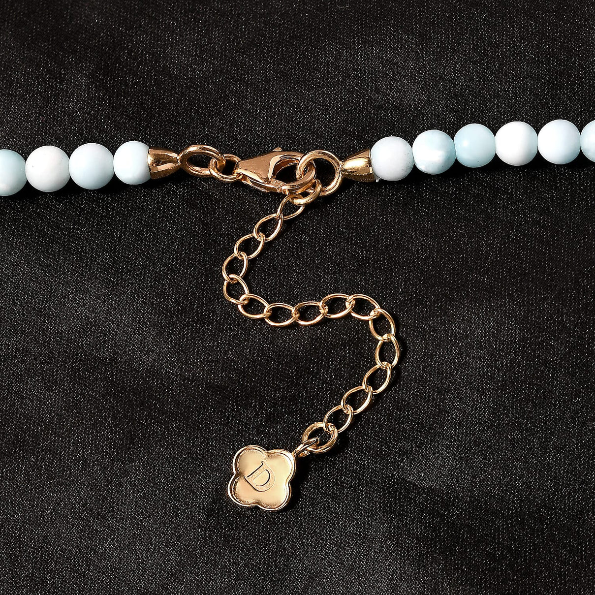 RARE FIND - Hemimorphite Necklace (Size - 18) in 18K Gold Vermeil Sterling Silver 110.00 ct 7798232 3