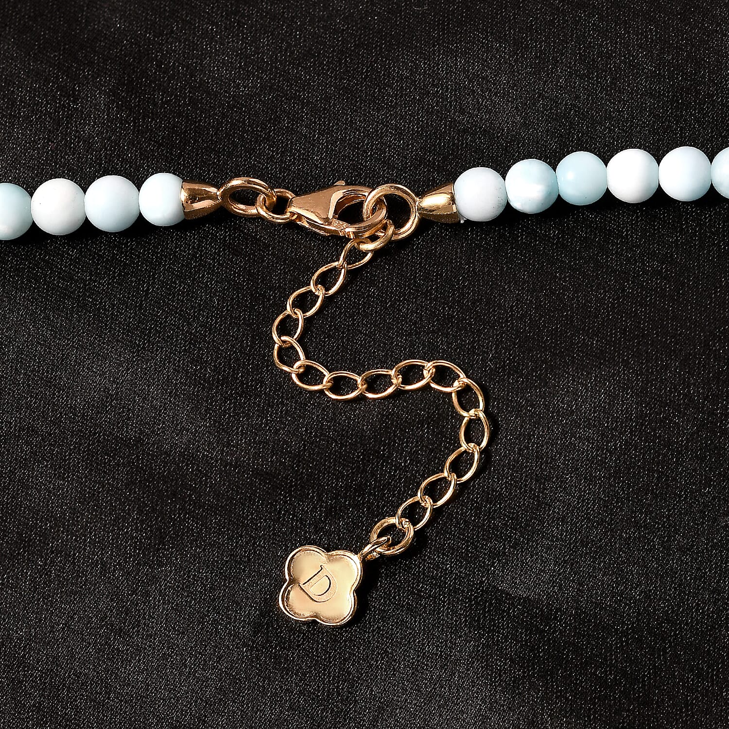 RARE FIND - Hemimorphite Necklace (Size - 18) in 18K Gold Vermeil Sterling Silver 110.00 ct 7798232 3
