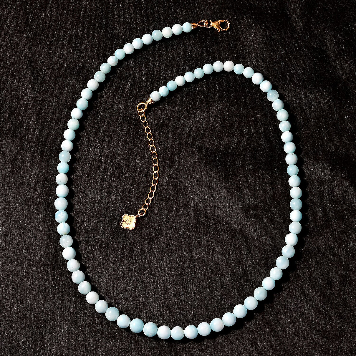 RARE FIND - Hemimorphite Necklace (Size - 18) in 18K Gold Vermeil Sterling Silver 110.00 ct 7798232 4