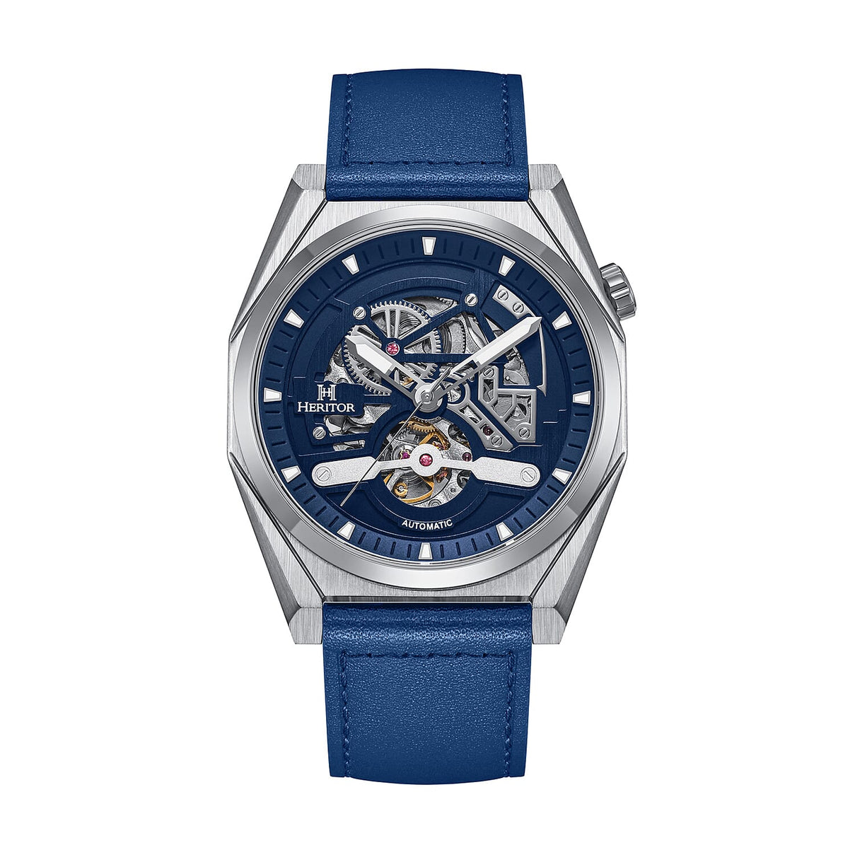 Heritor Automatic Mens Watch in Stainless Steel 7783088 0