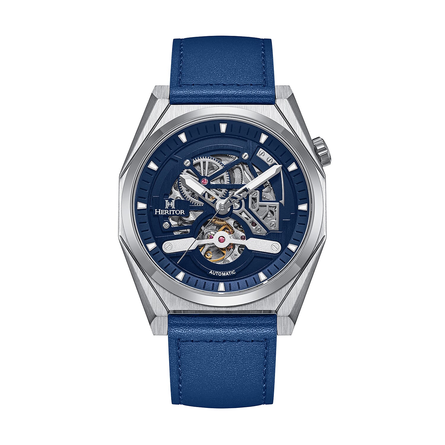 Heritor Automatic Mens Watch in Stainless Steel 7783088 0