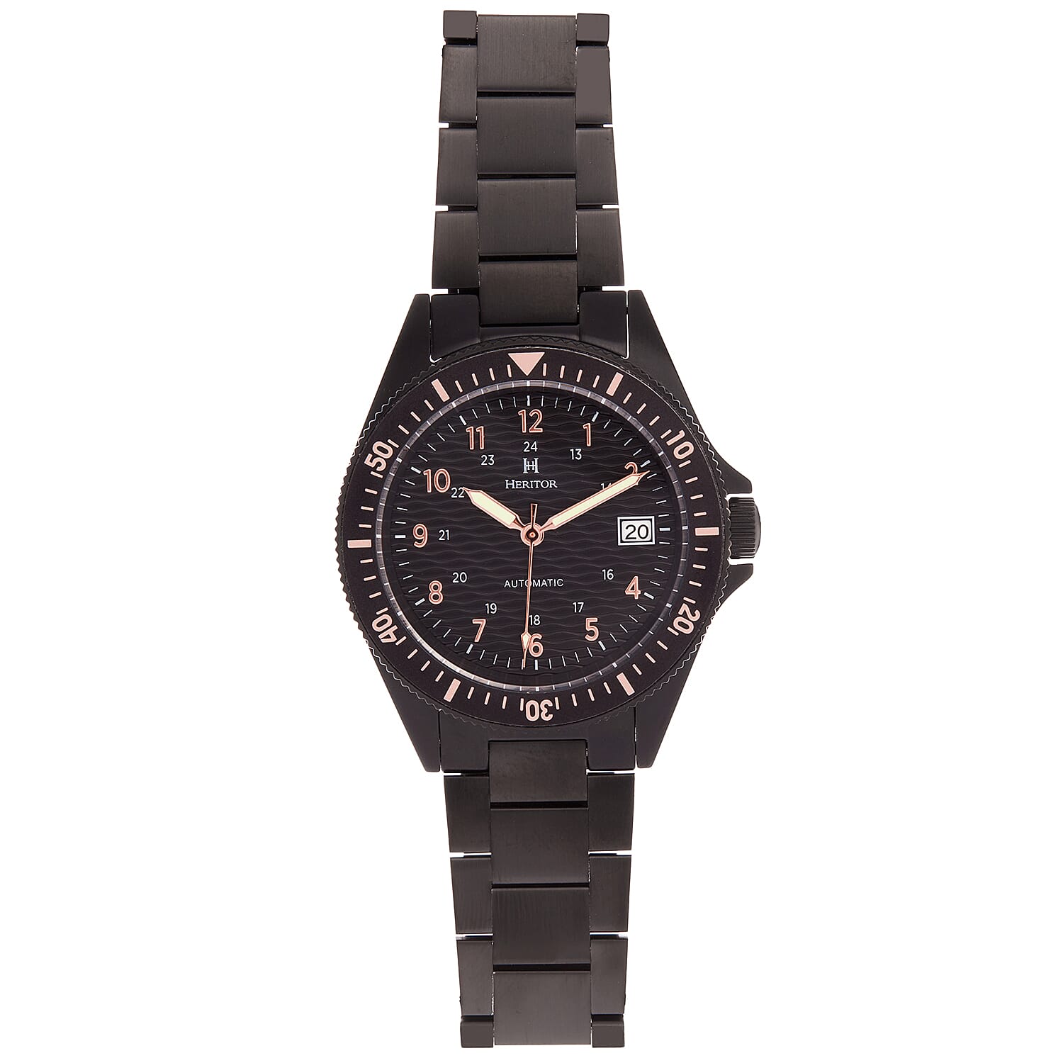 Heritor Automatic Mens Watch in Stainless Steel 7783084 0