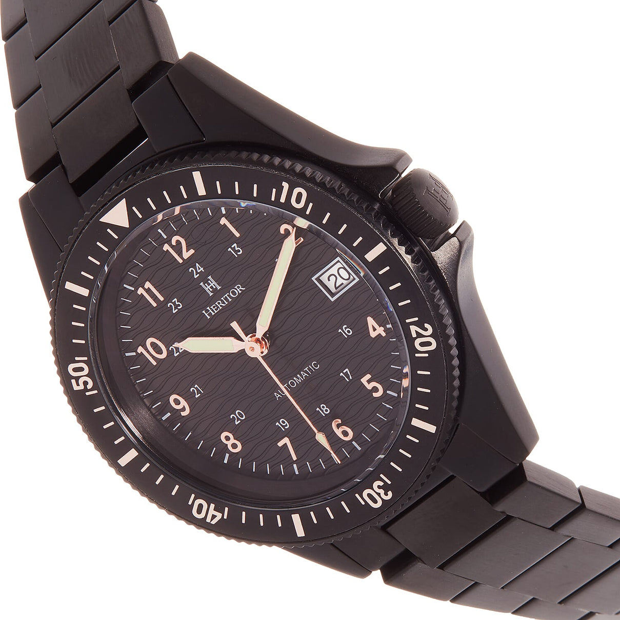 Heritor Automatic Mens Watch in Stainless Steel 7783084 1