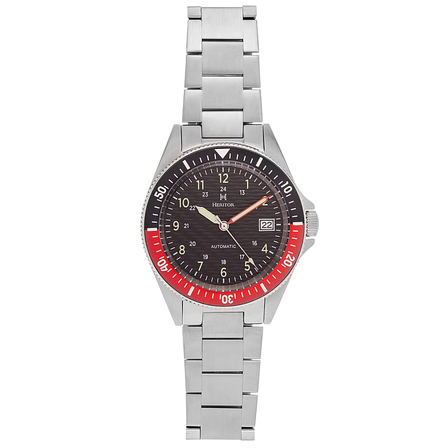 Heritor Automatic Mens Watch in Stainless Steel 7783083 0