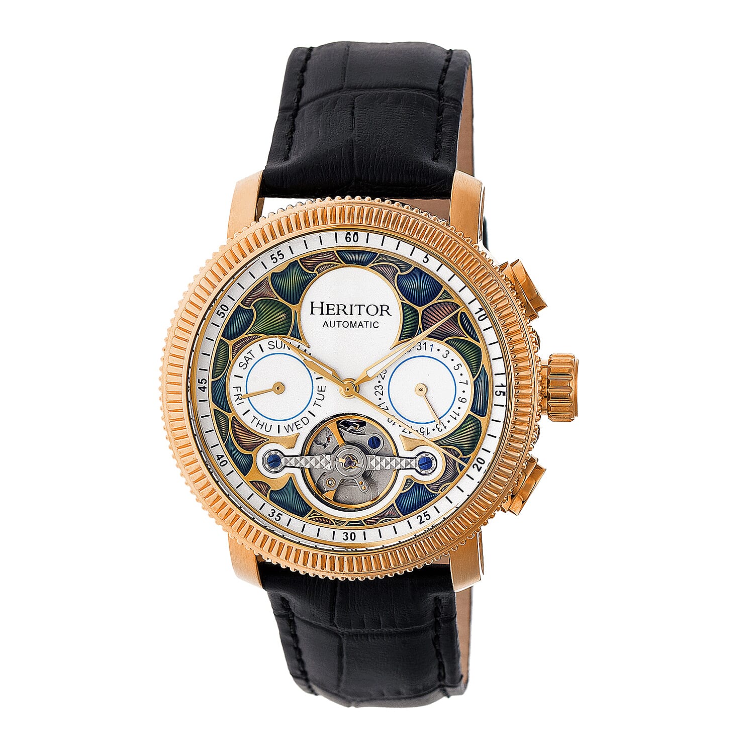 Heritor Automatic Mens Watch in Stainless Steel 7782845 0