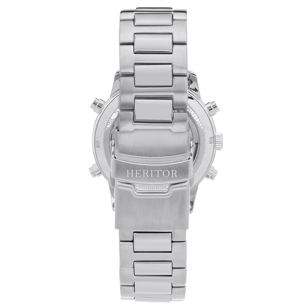 Heritor Automatic Mens Watch in Stainless Steel 8072047 5