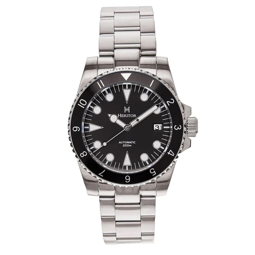 Heritor Automatic Mens Watch in Stainless Steel