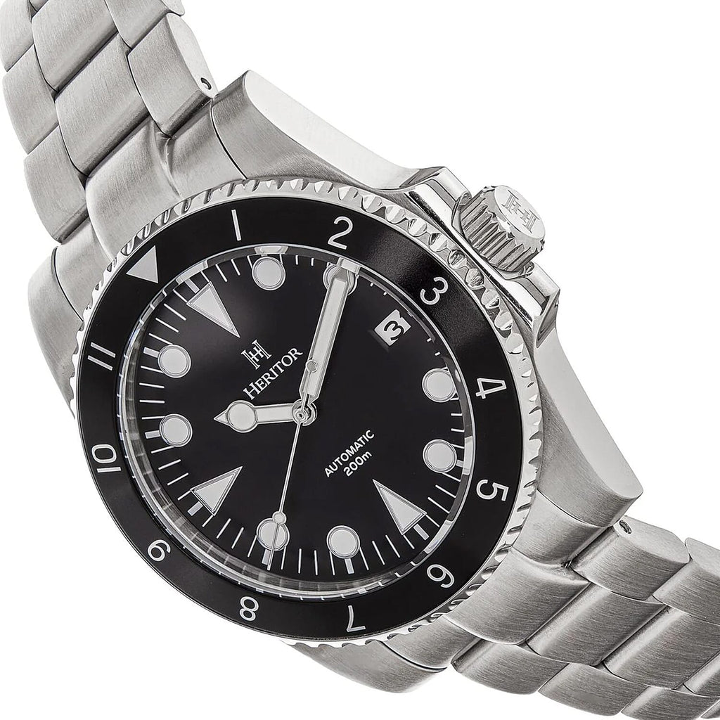 Heritor Automatic Mens Watch in Stainless Steel