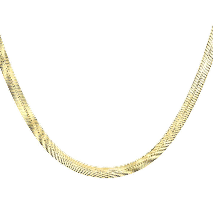Herringbone Chain 18 Inch in 9K Yellow Gold 7575567 2