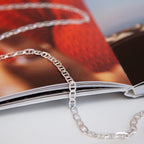 High Finish Sterling Silver Diamond Cut Rambo Chain 18 Inch