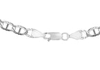 High Finish Sterling Silver Diamond Cut Rambo Chain 22 Inch