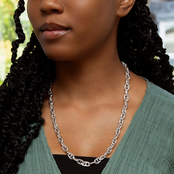 High Finish Sterling Silver Rambo Chain 24 Inch 8927127 2