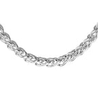 High Finish Sterling Silver Spiga Chain 18 Inch