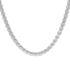 High Finish Sterling Silver Spiga Chain 18 Inch