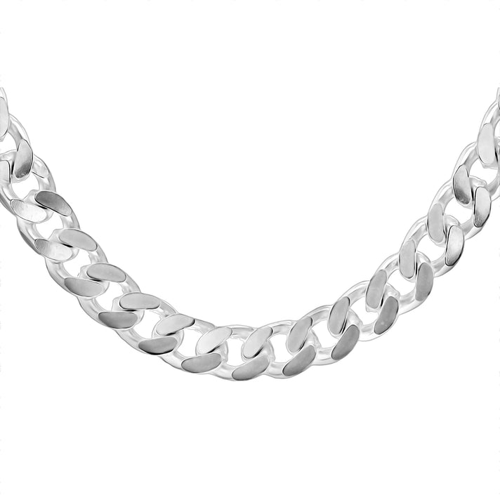 High Finish Sterling Silver Square Curb Chain 20 Inch 8927100 1