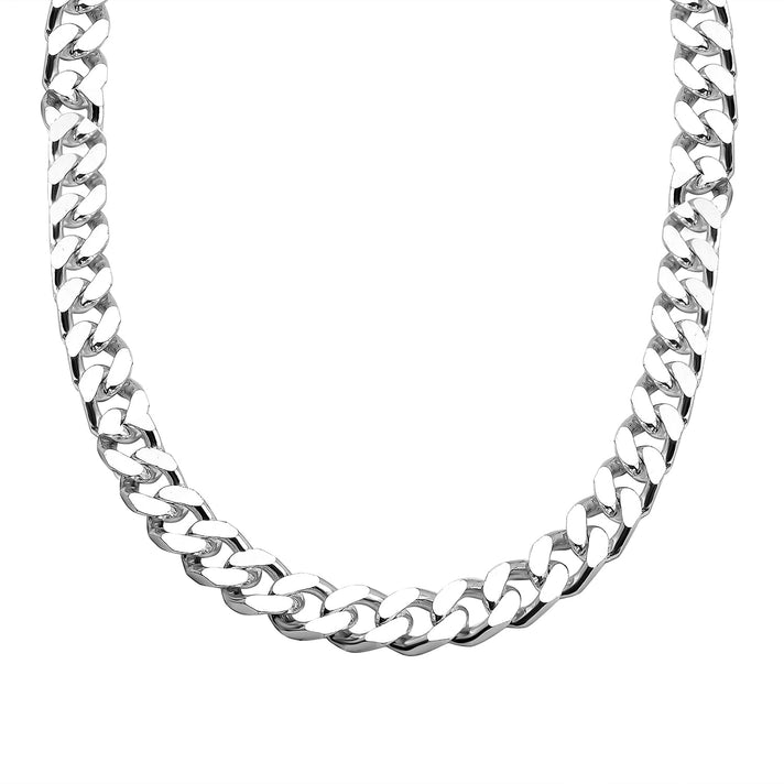 High Finish Sterling Silver Square Curb Chain 24 Inch 8927101 1