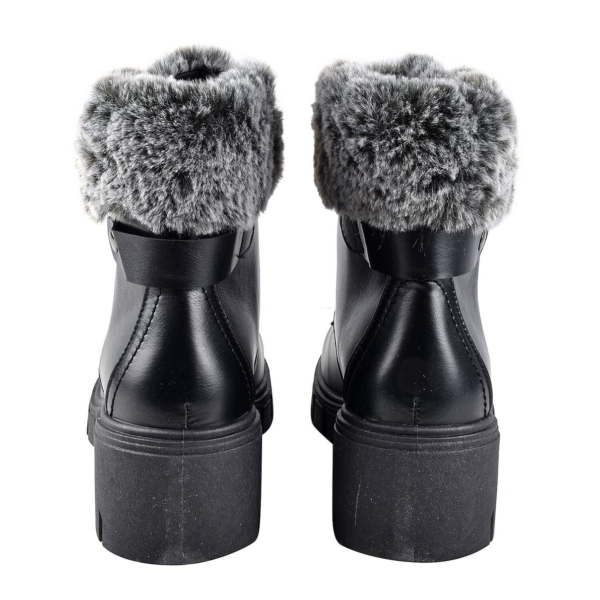 High-Top Collar Hiker Boots - Black 6034302 2