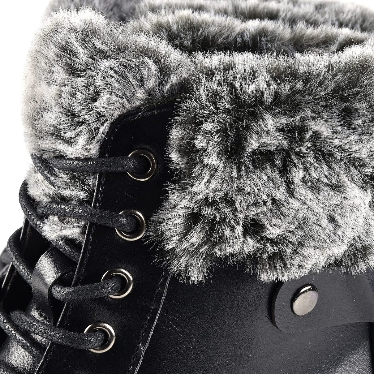 High-Top Collar Hiker Boots - Black 6034302 4