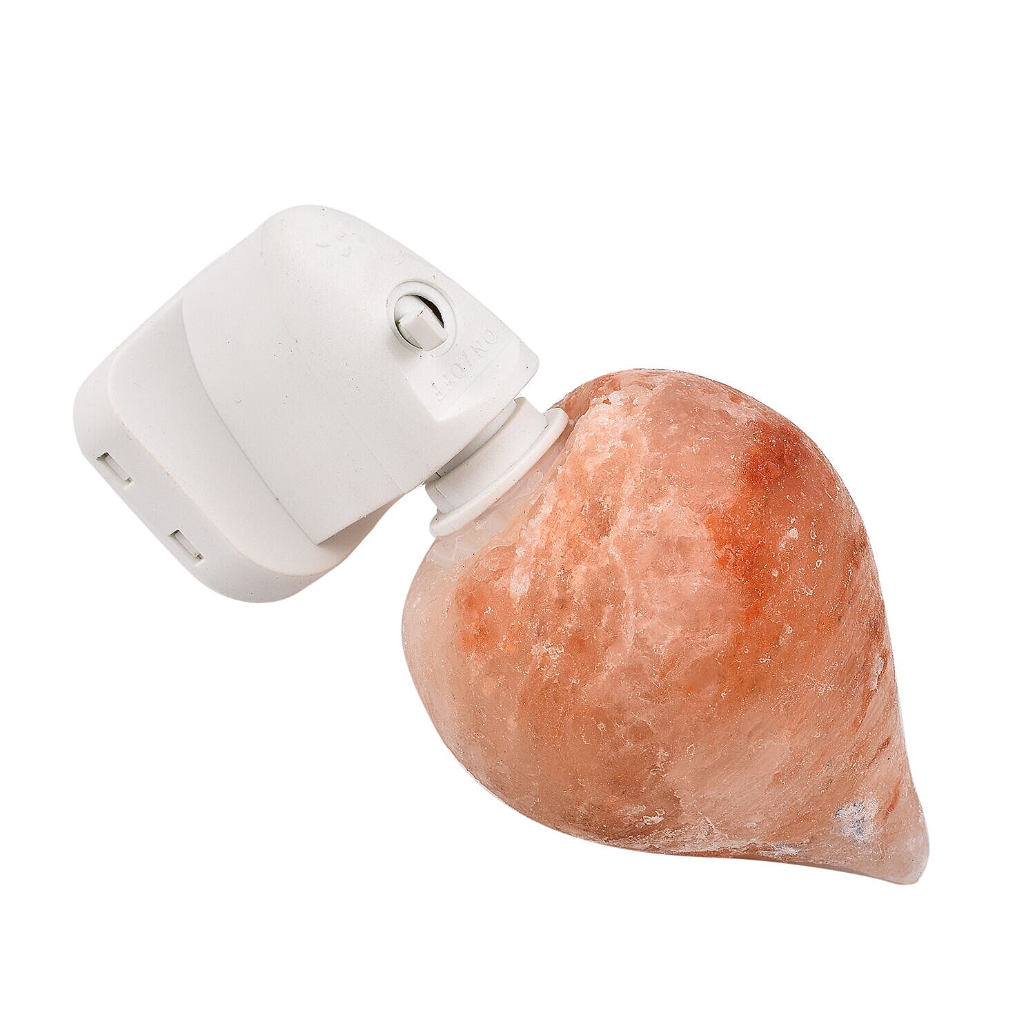Himalayan Pear Shaped Salt Night Light 0.5Kg (Size 13x9x6 cm) 7197809 1