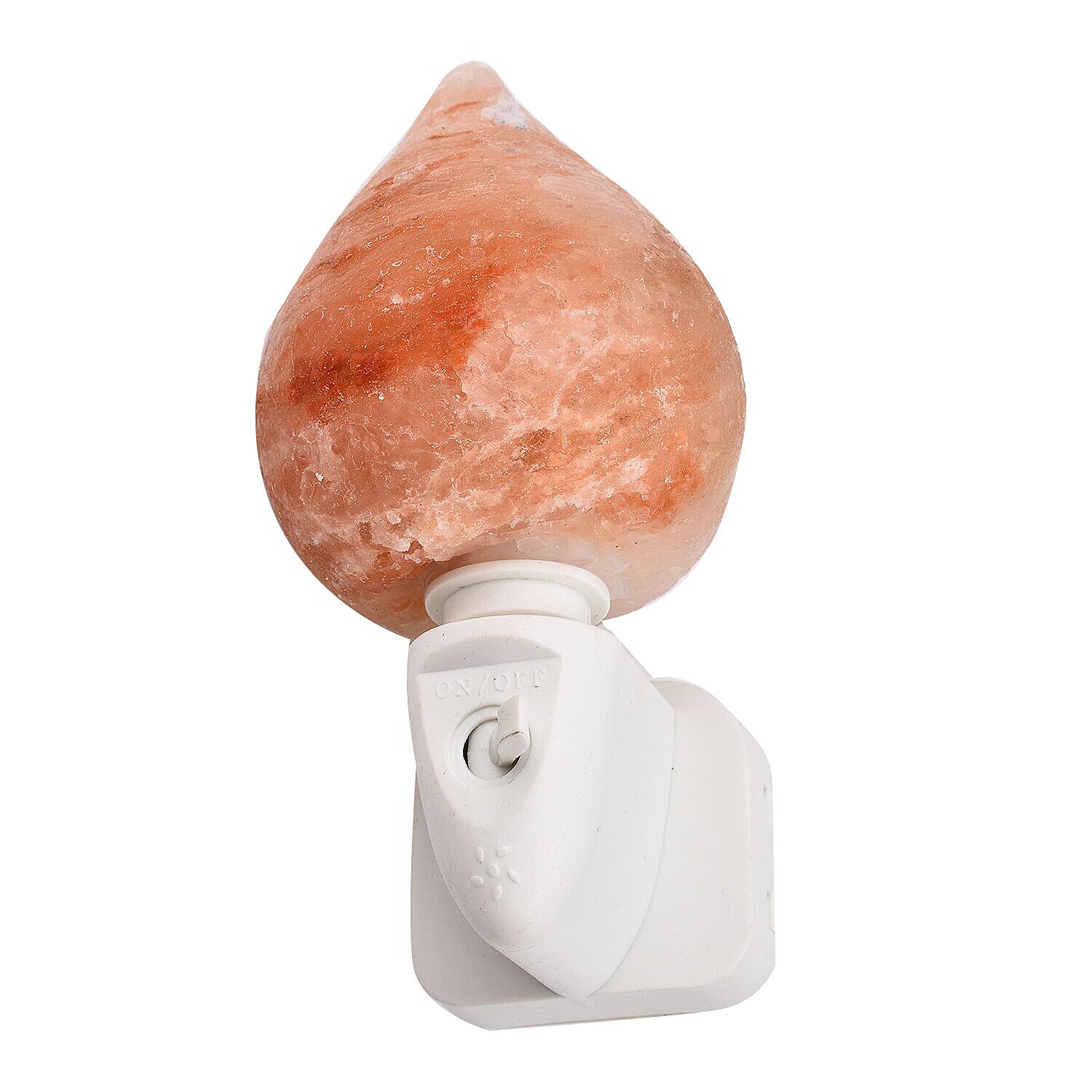 Himalayan Pear Shaped Salt Night Light 0.5Kg (Size 13x9x6 cm) 7197809 2
