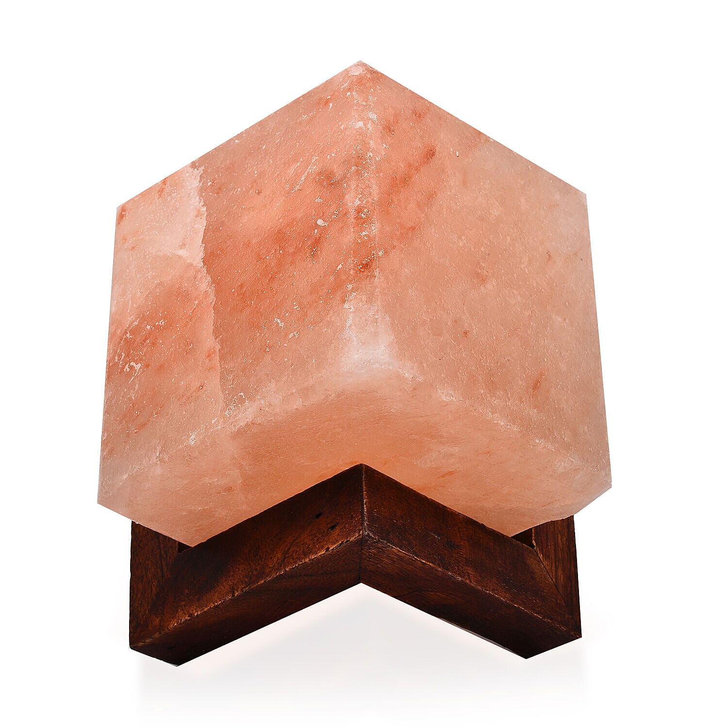 Himalayan Salt Lamp Penny Cube Shape including Cord &amp; Bulb (Size 18x18x18 cm) 7165837 0