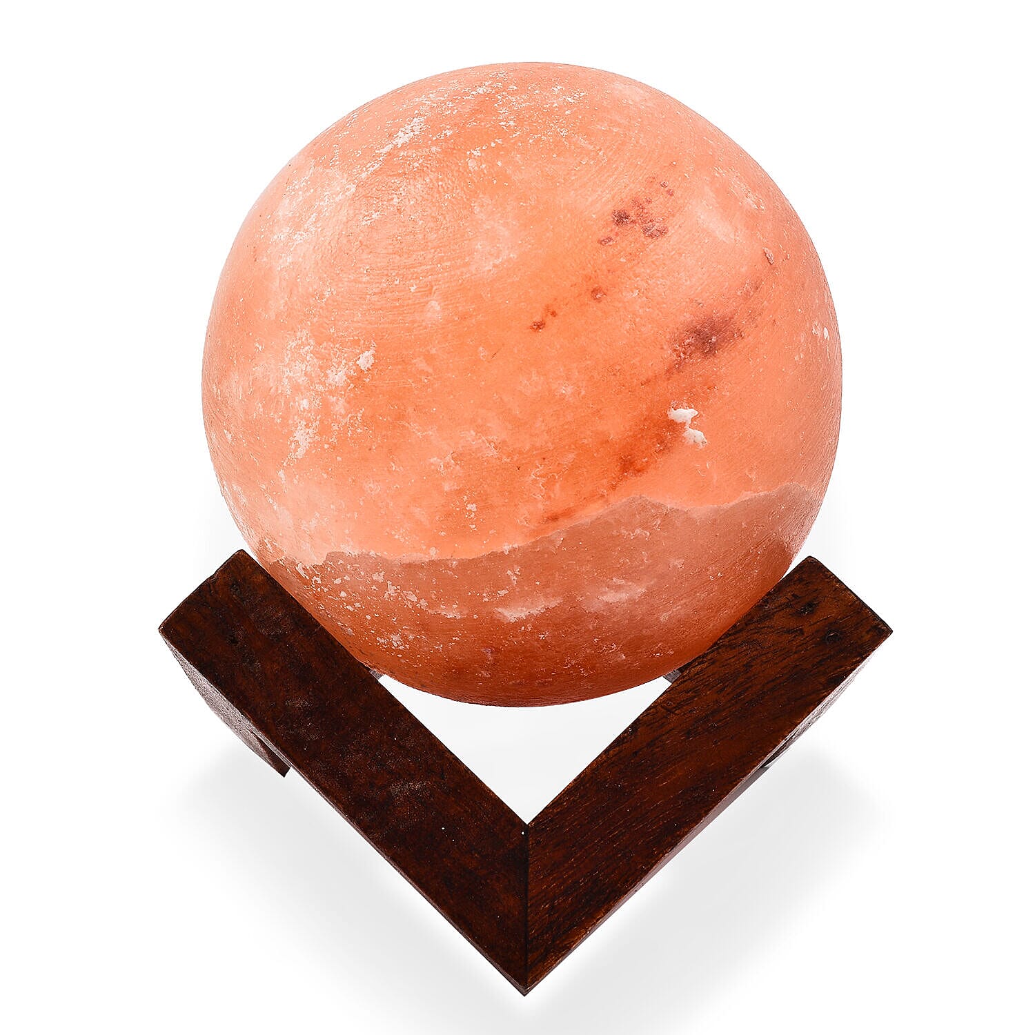 Himalayan Salt Lamp Sphere Shape inlcuding Cord &amp; Bulb (Size - 12.5 cm) 7165833 0