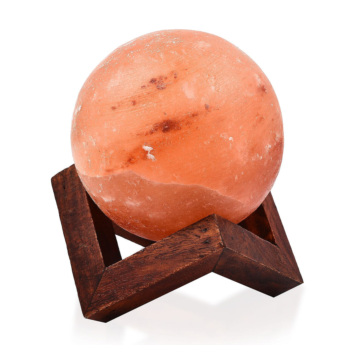Himalayan Salt Lamp Sphere Shape inlcuding Cord &amp; Bulb (Size - 12.5 cm) 7165833 1