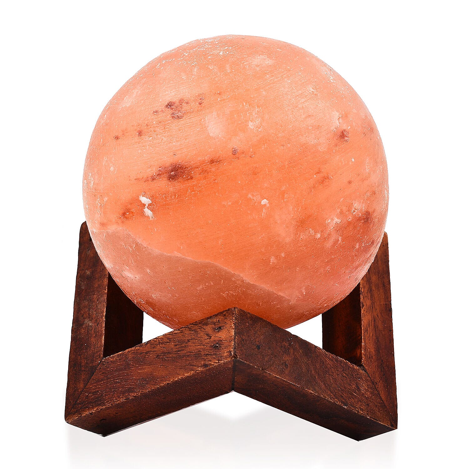 Himalayan Salt Lamp Sphere Shape inlcuding Cord &amp; Bulb (Size - 12.5 cm) 7165833 2