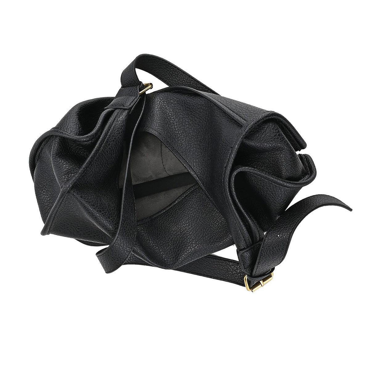 Hobo Crossbody with Detachable Small Cosmetic Bag - Black V32700872 5