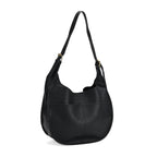 Hobo Crossbody with Detachable Small Cosmetic Bag - Black