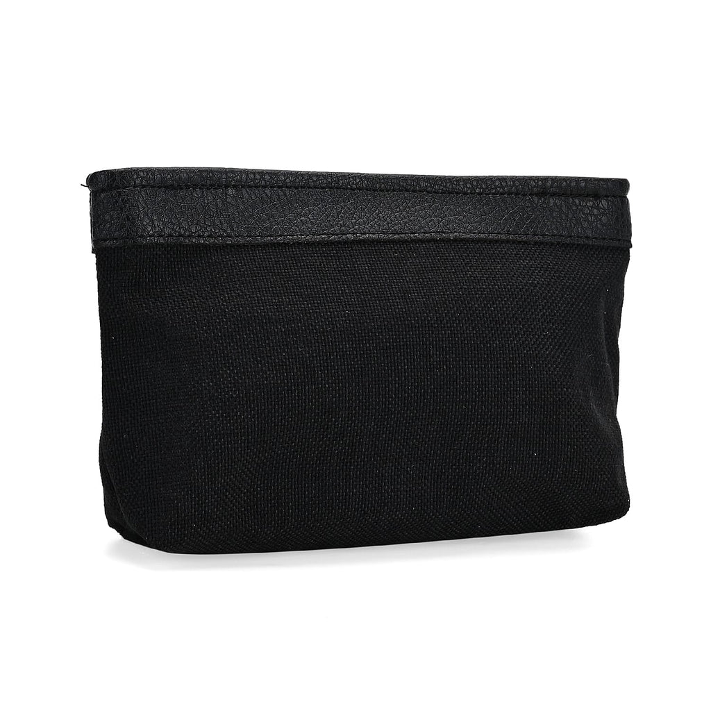 Hobo Crossbody with Detachable Small Cosmetic Bag - Black